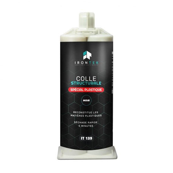 COLLE STRUCTURALE NOIR 2K PLASTIQUE 5 MIN SERINGUE 50ML