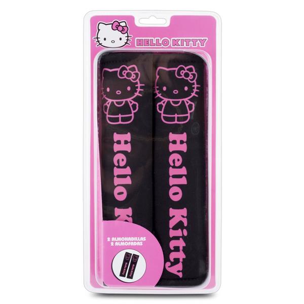 FOURREAUX DE CEINTURE HELLO KITTY NOIR X2 z