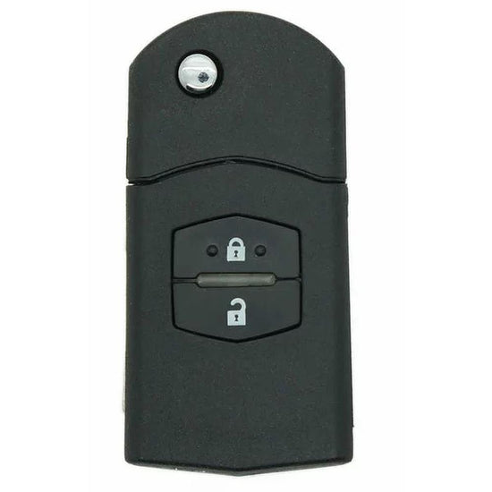 COQUE CLE ADAPTABLE POUR MAZDA 2 BOUTONS LAME CRANTEE KEYSKAR