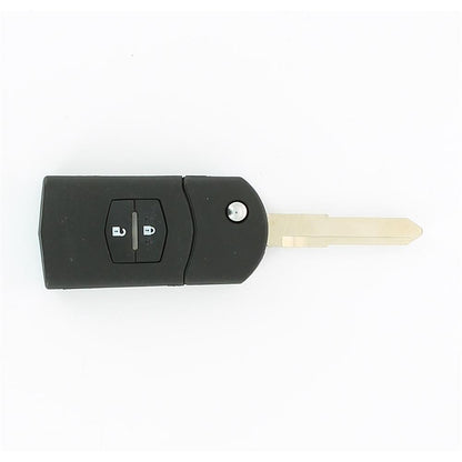 COQUE CLE ADAPTABLE POUR MAZDA 2 BOUTONS LAME CRANTEE KEYSKAR