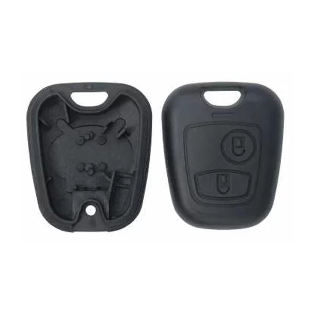 COQUE CLE ADAPTABLE POUR PEUGEOT 2 BOUTONS CLE PLATE BLISTER