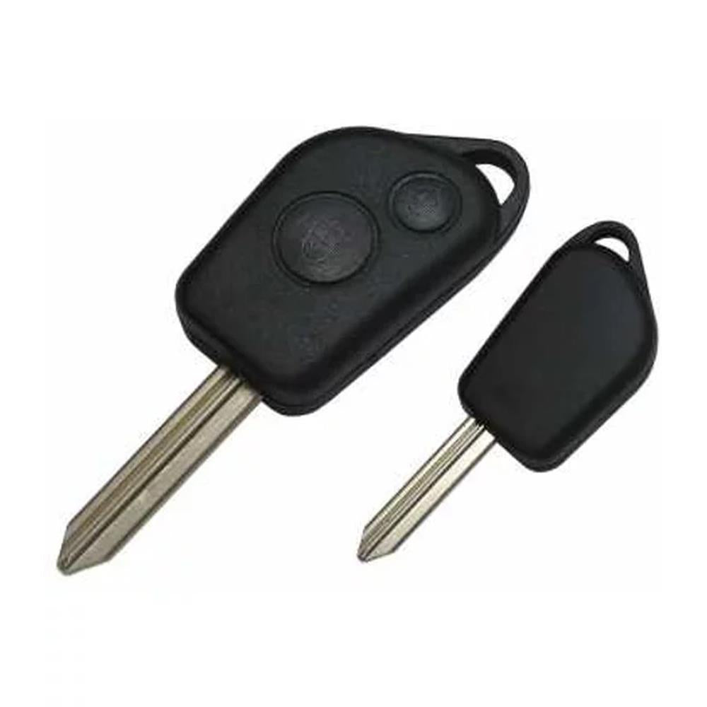 COQUE CLE ADAPTABLE POUR PSA 2 BOUTONS LAME EN CROIX KEYSKAR