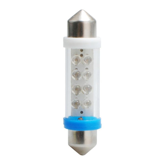 AMPOULES LED X 2   NAVETTE C5W 41MM BLEU 12V   0,72W