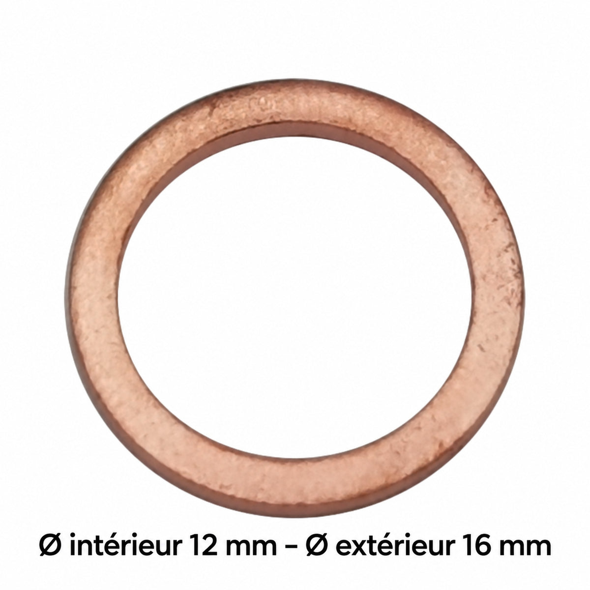 JOINT DE VIDANGE X 2 CUIVRE PLAT 12X16