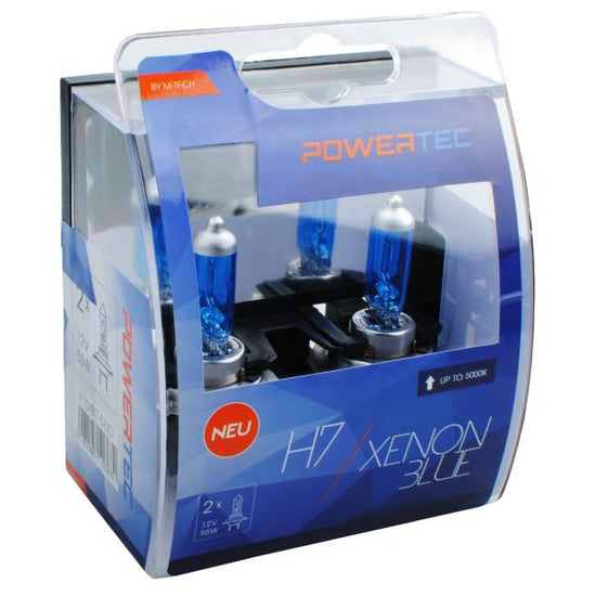 AMPOULES HALOGENES H7 PX26D 12V 55W XENON BLUE (BLISTER) X2 MTECH