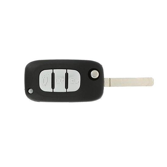 COQUE CLE ADAPTABLE RENAULT 3 BOUTONS LAME FRAISEE RETRACTABLE 7MM