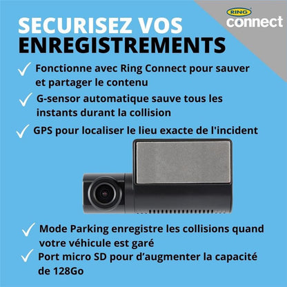 CAMERA DE BORD SMART DASH CAM 4000 RING