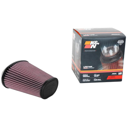 FILTRE A AIR UNIVERSEL OVALE, 6-1/2" X 4-3/4"B, 4-1/2" X 3-1/4"T, 7-1/2"H, K&N
