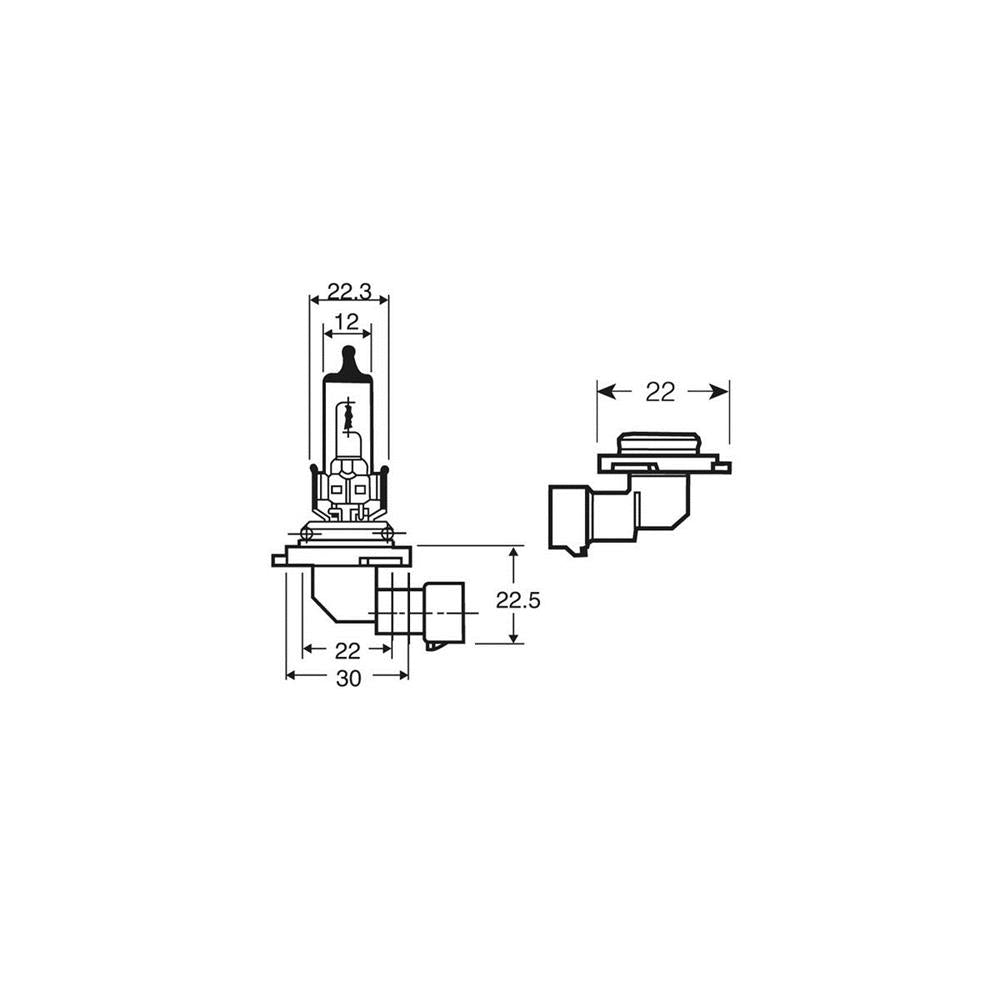 1 AMPOULE RING 12V 51W HB4 (BLISTER) RING