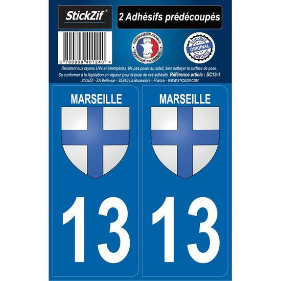 ADHESIFS CITY 13 MARSEILLE X2