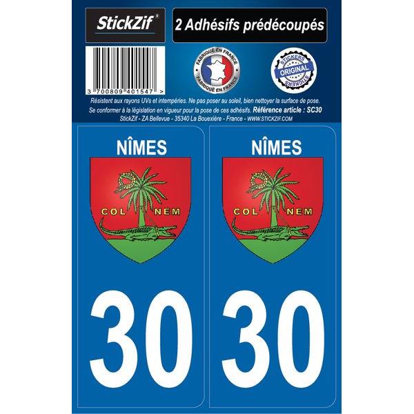 ADHESIFS CITY 30 NIMES X2