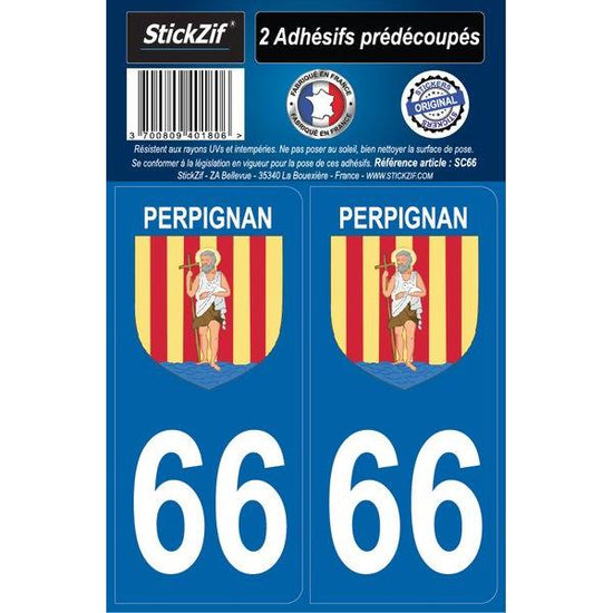 ADHESIFS CITY 66 PERPIGNAN X2