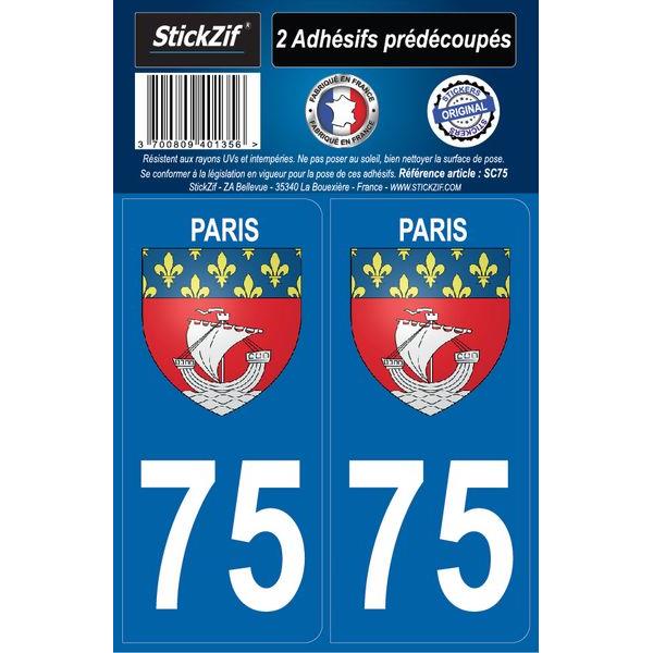 ADHESIFS CITY 75 PARIS X2