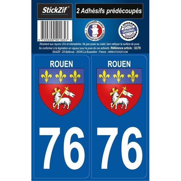 ADHESIFS CITY 76 ROUEN X2