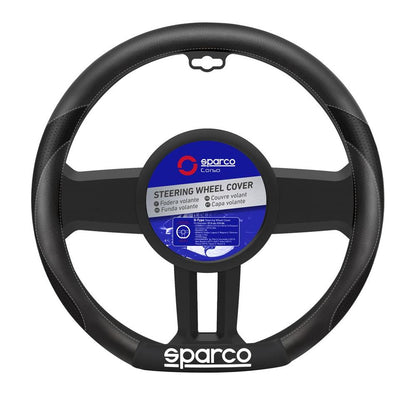 COUVRE VOLANT SPARCO AVEC MEPLAT POUR VW GOLF 7/ C1/ C3 II/ C4/DS4...