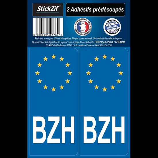 ADHESIFS REGION EUROPE BZH X2