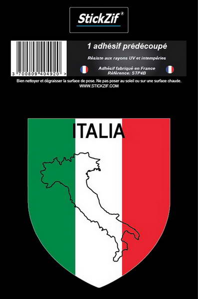 ADHESIF PAYS BLASON ITALIA X1