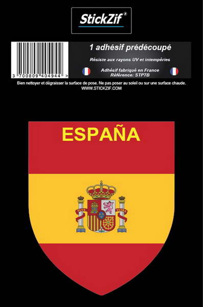 ADHESIF PAYS BLASON ESPANA X1