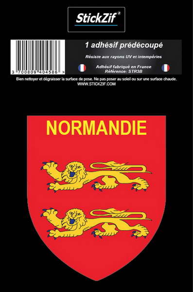 ADHESIF REGION BLASON NORMANDIE X1