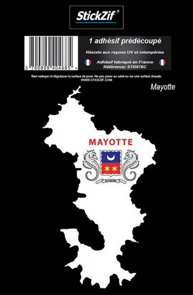 ADHESIF REGION CARTE MAYOTTE X1