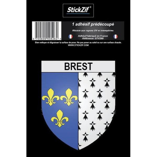 ADHESIF VILLE BLASON BREST X1 z