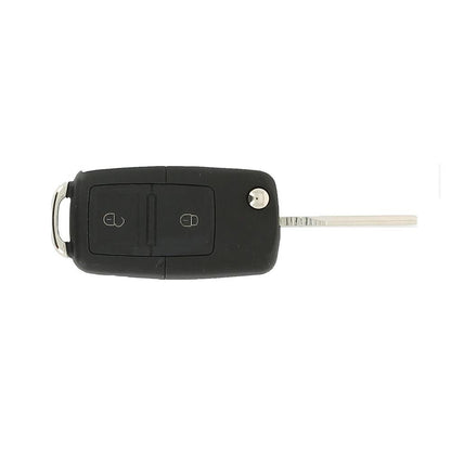 COQUE CLE ADAPTABLE VW 2 BOUTONS LAME FRAISEE RETRACTABLE 8MM