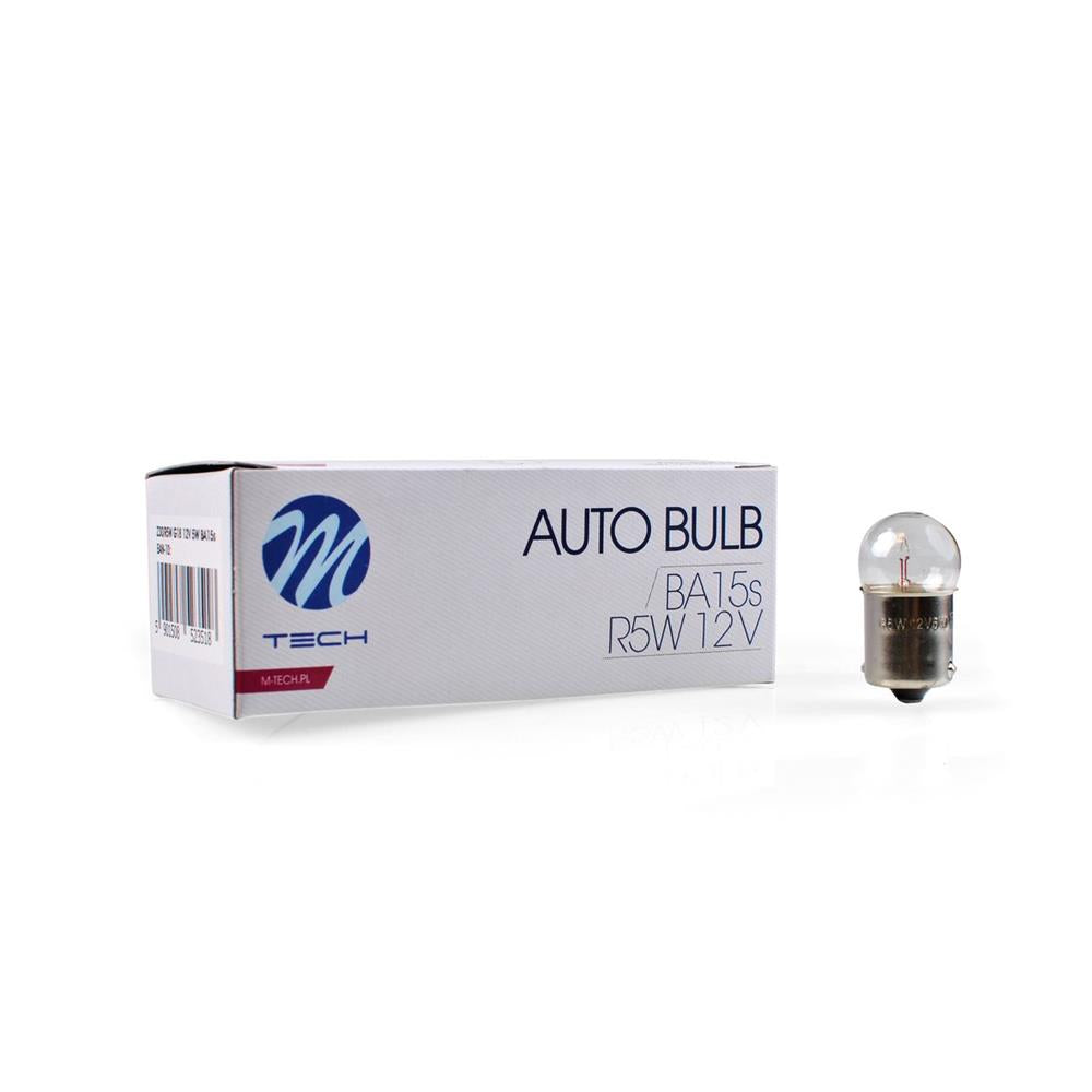 AMPOULES HALOGENES G18 BA15S 12V 5W (BOITE DE 10) MTECH