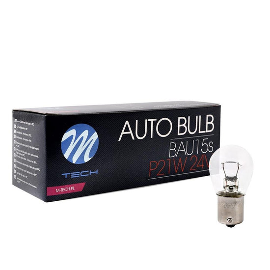 AMPOULES HALOGENES P21W BA15S 24V 21W (BOITE DE 10) MTECH