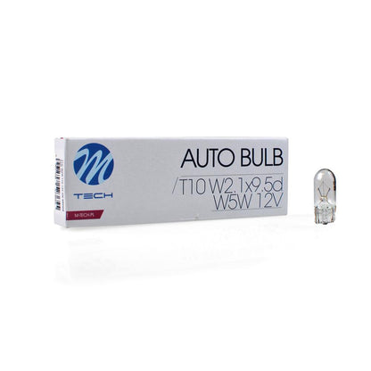 AMPOULES HALOGENES W5W T10 12V 5W (BOITE DE 10) MTECH