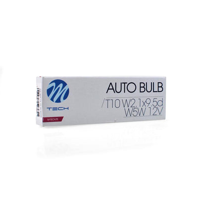 AMPOULES HALOGENES W5W T10 12V 5W (BOITE DE 10) MTECH