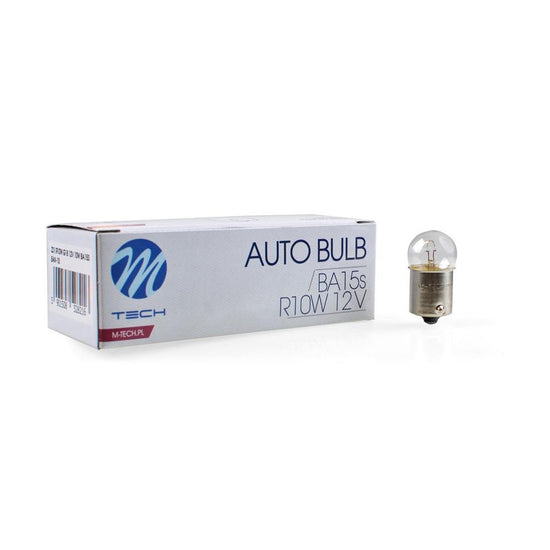 AMPOULES HALOGENES G18 BA15S 12V 10W (BOITE DE 10) MTECH