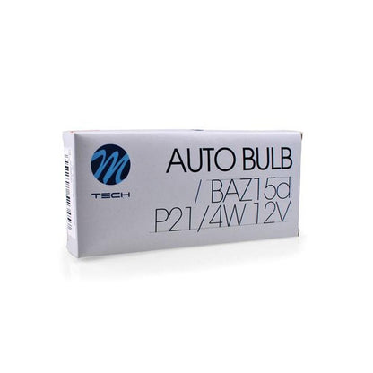 AMPOULES HALOGENES P21/4W BAZ15D 12V 21/4W (BOITE DE 10) MTECH