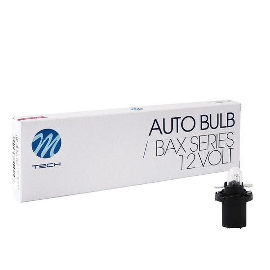 AMPOULES HALOGENES BX8,5D 12V 1,2W CULOT NOIR (BOITE DE 10) MTECH