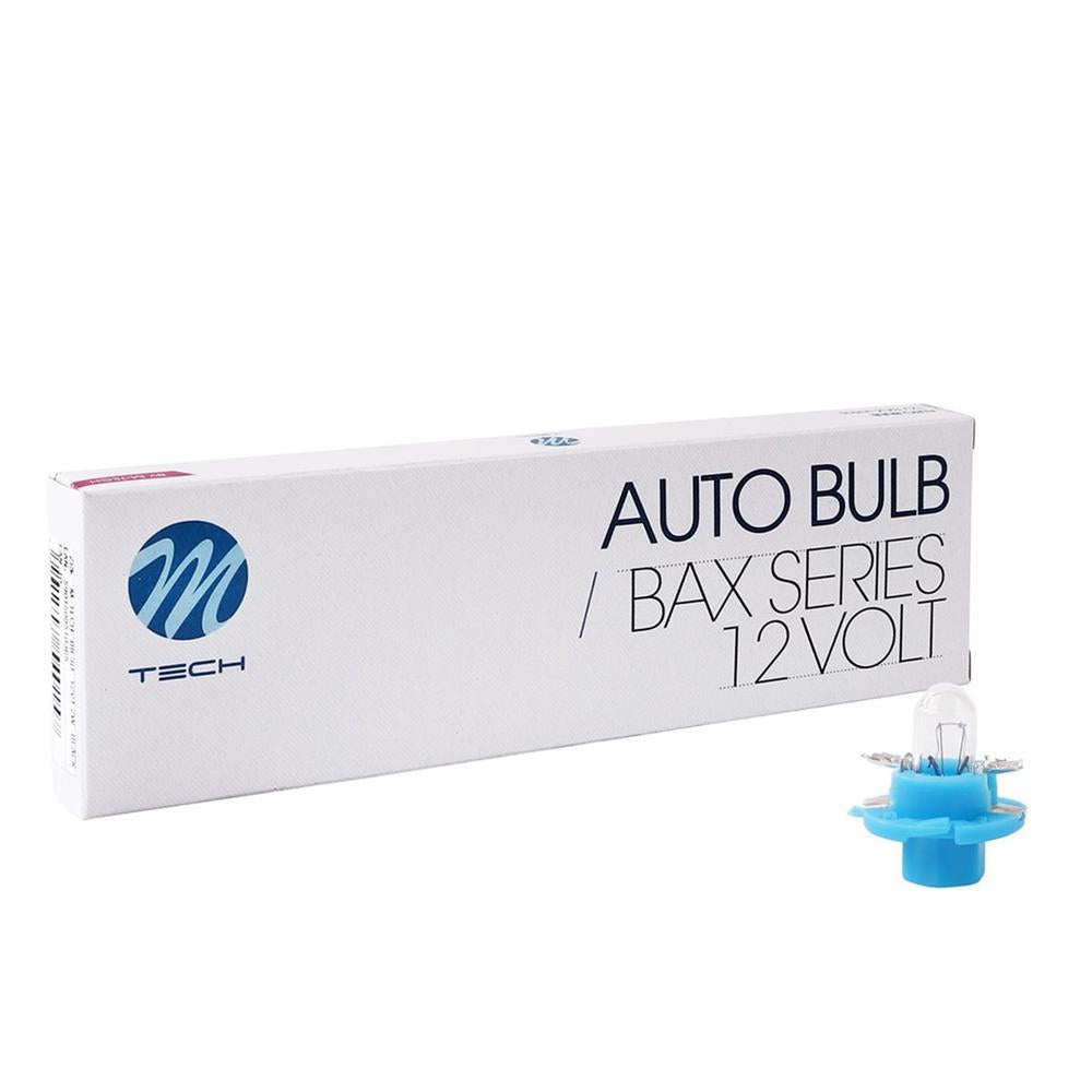 AMPOULES HALOGENES B8.4D 12V 1,2W CULOT BLEU (BOITE DE 10) MTECH