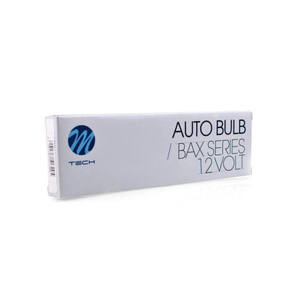 AMPOULES HALOGENES B8.5D 12V 2W CULOT NOIR (BOITE DE 10) MTECH