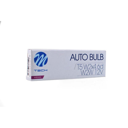 AMPOULES HALOGENES W2W T5 W2X4.6D 12V 2W (BOITE DE 10) MTECH